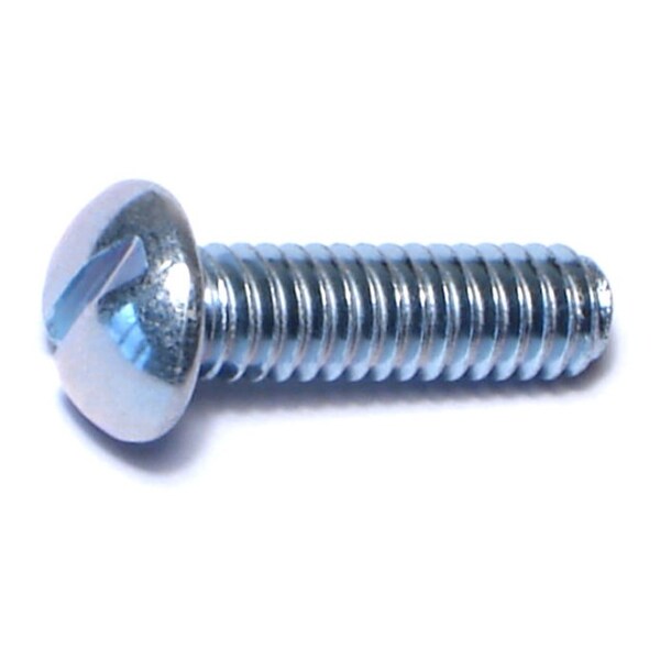 Midwest Fastener #12-24 x 3/4 in Slotted Round Machine Screw, Zinc Plated Steel, 30 PK 61201 - main